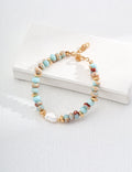 Natural Pearl Shoushan Stone Bracelet